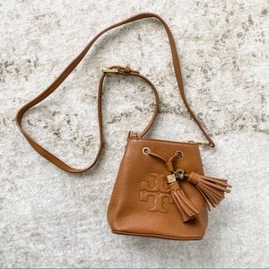 Tory Burch Thea Mini Bucket Cross Body, Bark